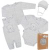 Dojčenská súprava do pôrodnice New Baby Sweet Bear sivá 62 (3-6m)