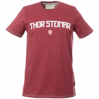 Thor Steinar Upgrade vínové pánske tričko tmavo červené