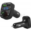 FM vysielač LTC DC 12 / 24V MP3 Bluetooth 5.0, 2 x USB (5V QC 3.1 A / 5V 1.0 A) modré svetlo.