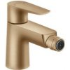 Bidetová batéria Hansgrohe Talis E s výpusťou kartáčovaný bronz 71720140
