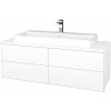 Dreja Kúpeľňová skrinka MODULE SZZ4 120 umývadlo Glance - M01 Biela mat / M01 Biela mat