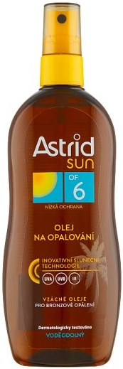 Astrid Sun olej na opaľovanie spray SPF6 200 ml