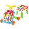 Inlea4Fun Musical Stroller edukačné s mélodiami zelená žltá