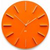 Dizajnové nástenné hodiny Future Time FT2010OR Round orange 40cm (8594186620142)