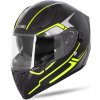 W-TEC Vesco Glossy Black-Neon Yellow - L (59-60) - Rozšírená záruka 3 roky