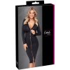 Cottelli Collection Party Šaty Zip XL čierne, s dvojitým zipsom