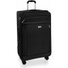 AVANCEA Textilný cestovný kufor GP8170 Black 4W čierny L 79x48x31 cm