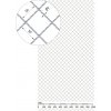 Rebierkové pletené sito 1000 x 2000 mm, vzor Diamant, pozink