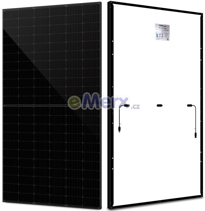Solight Solárny panel DAH 410Wp celočierny monokryštalický monofaciálny 1924x1038x30mm FV-DHM-66L9BB-410W