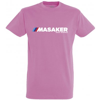 Koza Bobkov tričko Masaker 2023 ružové