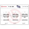 Sada brzdových platničiek, vždy 4 kusy v sade BREMBO P 83 009 (P83009)