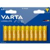 Batéria, AA tužková, 10 ks, bez plastu, VARTA 