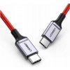 Ugreen 60186 USB-C/USB-C, 60W, 1m, červený