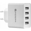 Nabíjačka do siete everActive SC-400 so 4 USB a 5A výstupom