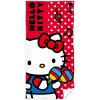 Carbotex · Bavlnená plážová osuška Hello Kitty - motív Malá hudobníčka - 100% bavlna - 70 x 140 cm