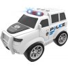 Auto polícia s efektmi biele 18 cm -