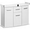 Diversa skrinka oblúková Solid 80x35x75 cm AP - biela