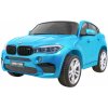 Ramiz SUV BMW X6M XXL pre 2 deti Modrá farba + diaľkové ovládanie