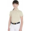 Equestro Tričko polo detské beige