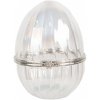 Clayre & Eef Transparentná úložná dóza v tvare vajcia - Ø 8*10 cm - Clayre & Eef