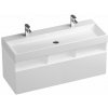 Ravak Natural skrinka 120x45x45 cm závesná kúpeľňová skrinka pod umývadlo biela X000001053
