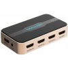 Vention 1 In 4 Out HDMI Splitter 4 K@30 Hz Gold Aluminum Alloy Type ACCG0-EU