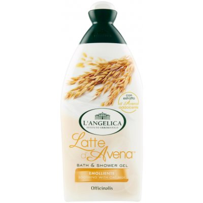 L'Angelica Officinalis zvláčňující sprchový gel/koupelová pěna s ovesným mlékem 500 ml