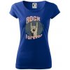 Rock forever ruka - Dámske tričko Pure - S ( Kráľovská modrá )
