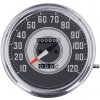 Tachometer FL, 41-45, strieborný/čierny. 1:1 MPH