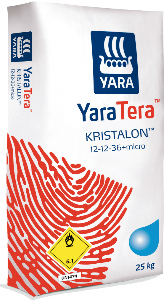 Yara Kristalon Červený 12-12-36+1MgO+ME 25 kg