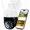 Vonkajšia otočná kamera WiFi 8MPx 8MP 4K UHD AUDIO APLIKÁCIA 4XZOOM