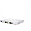 Cisco switch CBS350-24P-4G-EU (24xGbE,4xSFP,24xPoE+,195W,fanless) - REFRESH