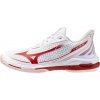 Dámska tenisová obuv Mizuno Wave Exceed Tour 7 Clay W White/Fiery Red/Pinkesque EUR 39