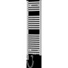Mexen Hades, elektrické vykurovacie teleso 1200 x 400 mm, 600 W, chrómová, W104-1200-400-2600-01