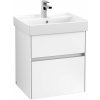 VILLEROY & BOCH Collaro závesná skrinka pod umývadlo, 2 zásuvky, 510 x 414 x 546 mm, White Matt, C00700MS