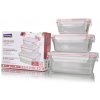 Glasslock - Set obdĺžnikových dóz - 3ks - na pečenie