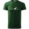 EKG akustická gitara - Tričko extra veľké (5-8XL) - 5XL ( Fľaškovozelená )