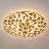 Luminex Stropné svietidlo Arion, krémová/zlatá patina, Ø 63 cm, oceľ - 9241