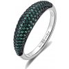 Brosway strieborný prsteň Life Green Fancy FLG125