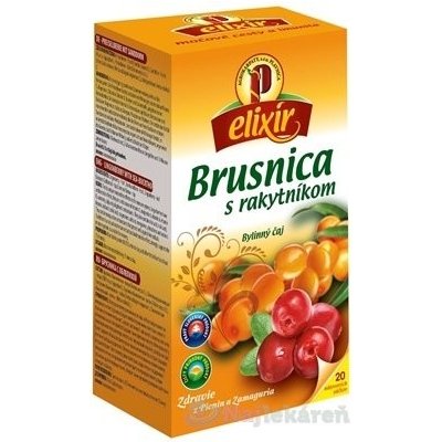 AGROKARPATY BRUSNICA ovocno-bylinný čaj s rakytníkom, 20x1,5 g