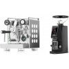 Rocket Espresso Appartamento, white + Eureka Atom W 65 Casa, black