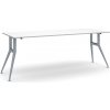 Rokovací kancelársky stôl WIDE, 200x80 cm, biela