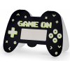 Party Pozvánky na párty v tvare gamepadu, čierne, 6 ks s obálkami