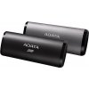 ADATA SE760 256 GB USB Typ-C 3.2 Gen 2 (3.1 Gen 2) Šedá, Titán (ASE760-256GU32G2-CTI)