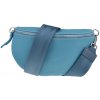 NovaKabelka.sk Reni Grande Blu Chiaro s prídavným popruhom II kožená talianska crossbody kabelka modrá