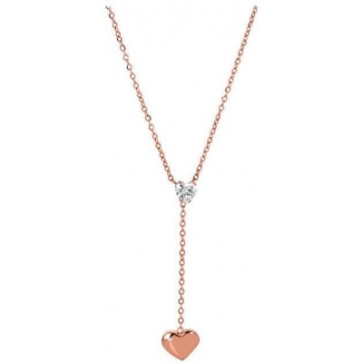 Troli Zamilovaný bronzový náhrdelník SW-NW061 rose gold