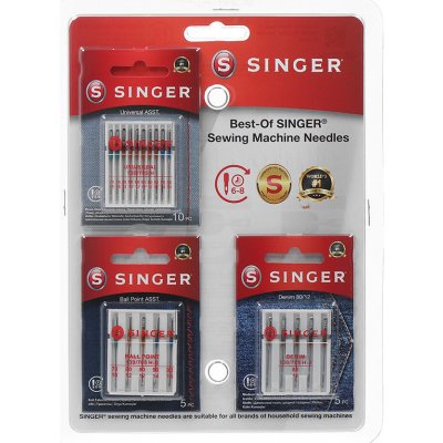 Špeciálny set 20 ihiel pre šijacie stroje Singer
