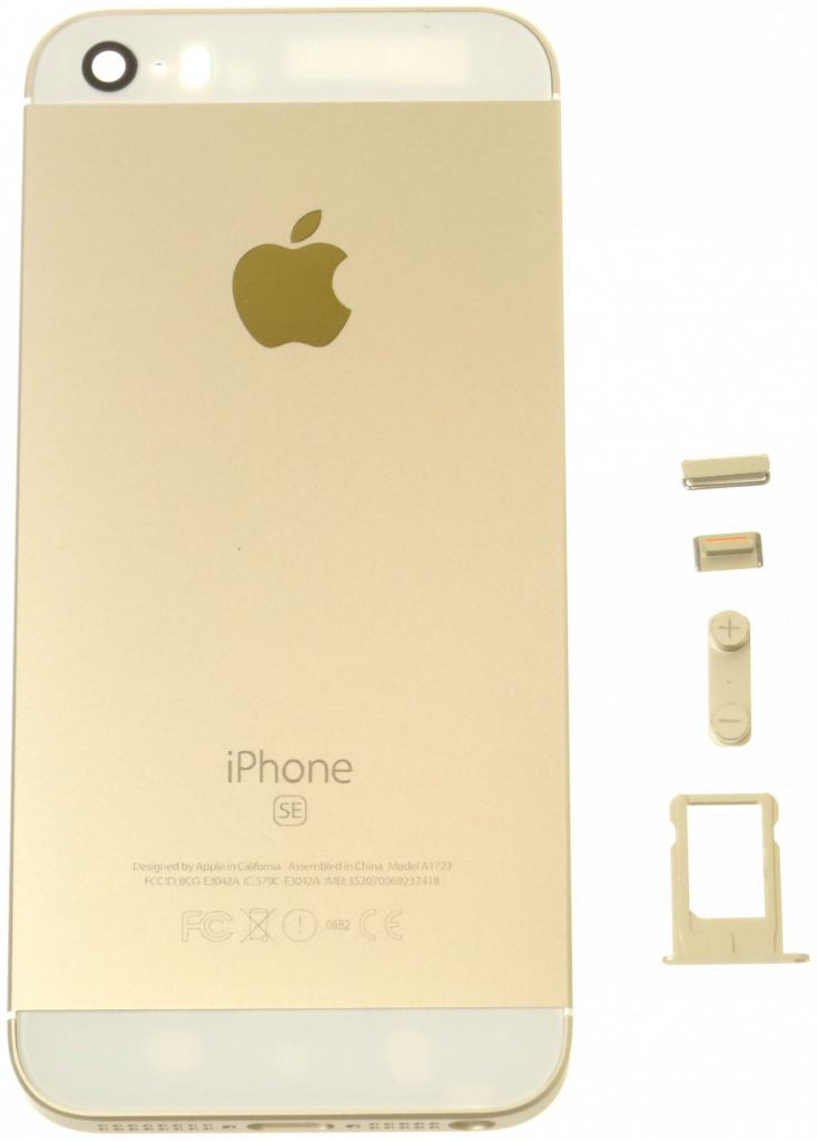 Kryt Apple iPhone SE zadný zlatý