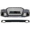 KITT Front Bumper with Rear Bumper Diffuser with Exhaust Tips suitable for Audi A6 C7 4G Facelift (2011-2014) RS6 Design