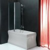 Gelco ONE vaňová zástena skladacia 900mm, číre sklo GO1190